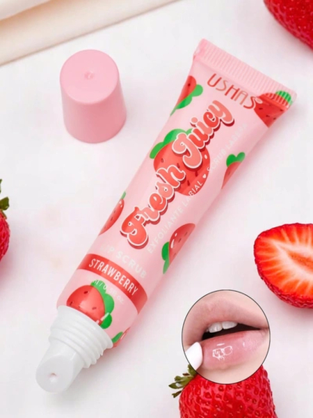 Gommage à lèvres à la fraise
