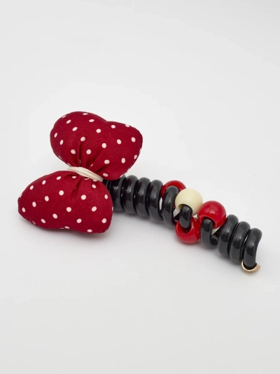 Royalfashion Élastique à cheveux Ruban en spirale avec nœud