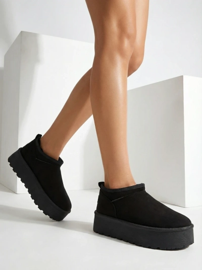 Royalfashion Bottes courtes pour femmes a'la bottes de neige Ozozi