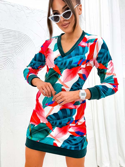 Royalfashion Mini robe femme avec motif original