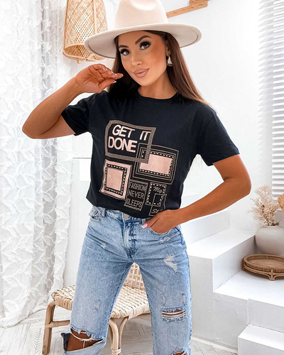 Royalfashion T-shirt imprimé pour femme