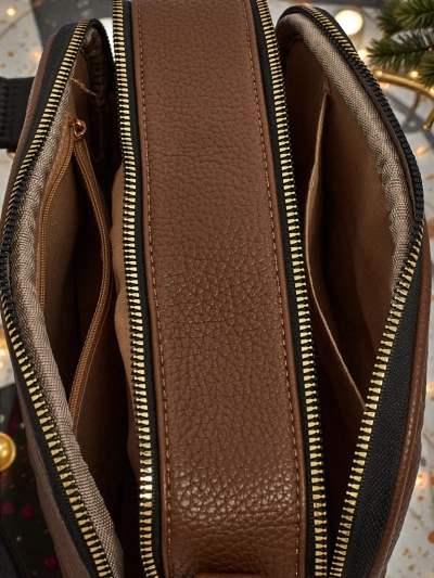 Petit sac à main matelassé pour femmes en cuir écologique Connere