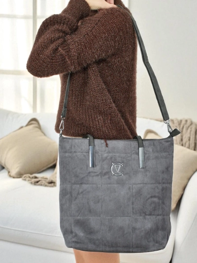 Sac à main shopper pour femmes Caryenne en éco-daim