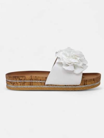 Chaussons pour femmes Royalfashion avec fleurs Focce