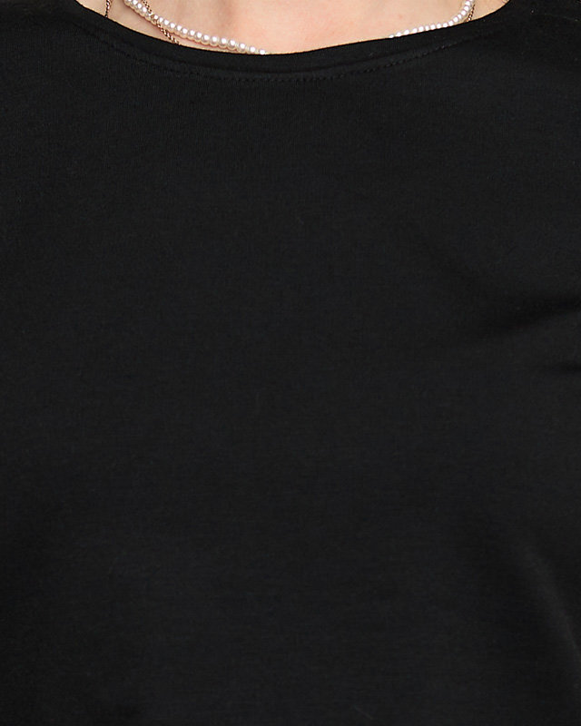 Ensemble de survêtement de sport en coton noir pour femme - Vêtements