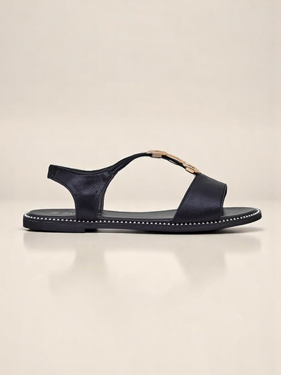 Royalfashion Sandales pour femmes avec lanières décoratives Siena Glow