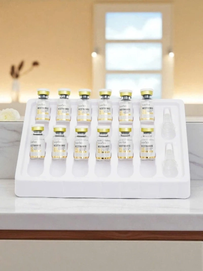 Sadoer Coffret de poudres lyophilisées de nicotinamide et de vitamine C