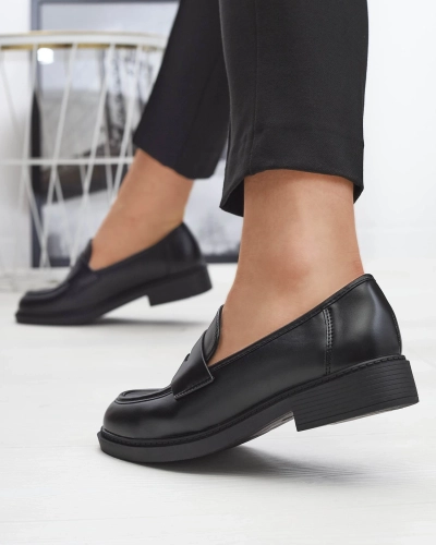 Mocassins pour femme en noir Selenna- Footwear