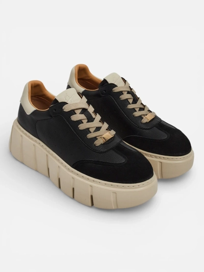 Baskets de sport pour femmes en cuir naturel Taures