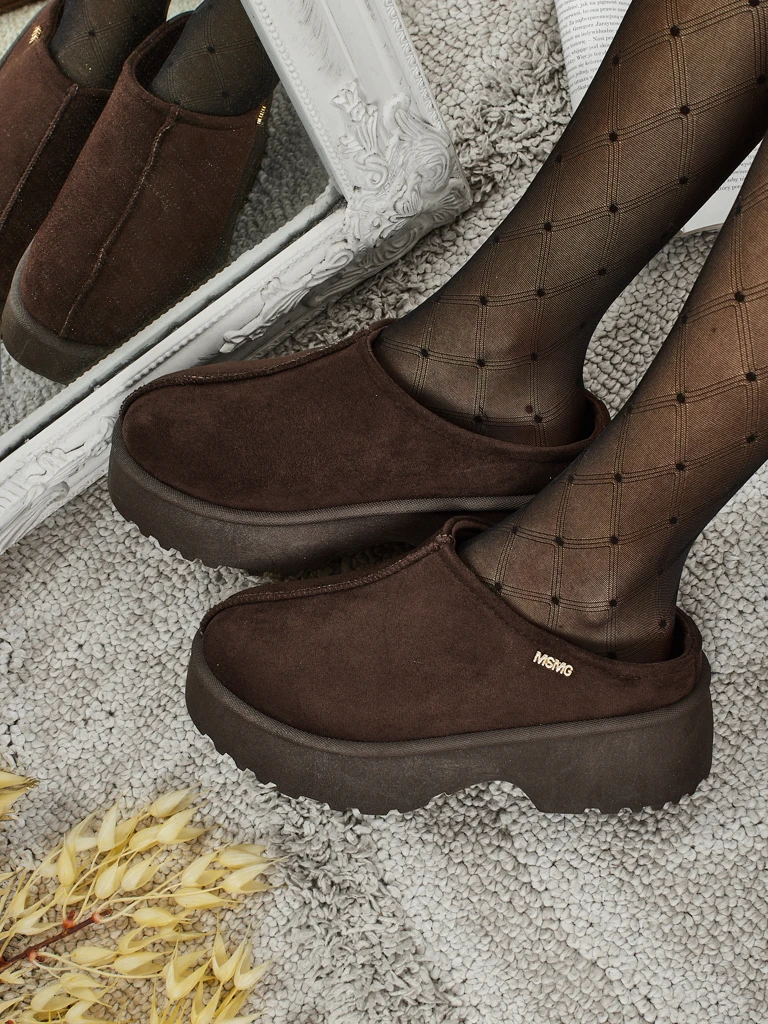 Bottes courtes style bottes de neige pour femmes avec fourrure Calindra