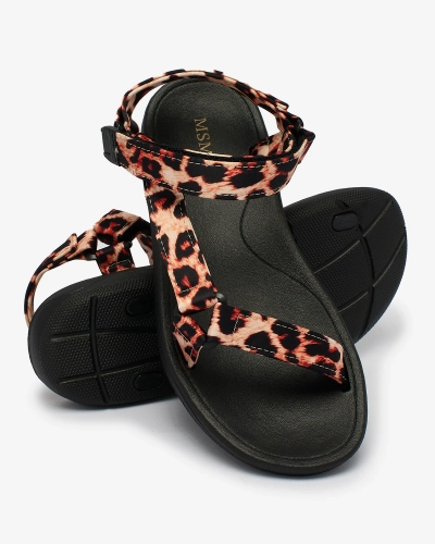 Royalfashion Sandales pour femme beige Leonno