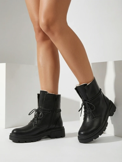 Bottines pour Femmes Luna Noires en Cuir Élégantes pour l'Hiver