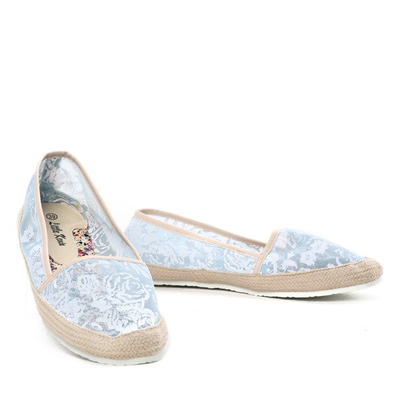 Espadrilles bleues à fleurs Lyuba - Chaussures 1