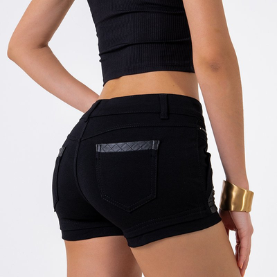 Short noir femme - Vêtements