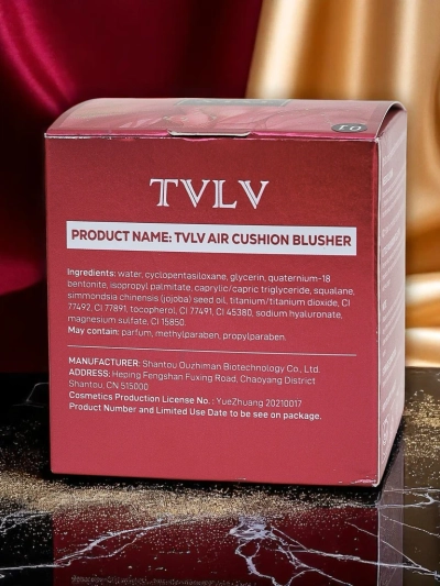 Fard à joues avec applicateur éponge couleur Sunset