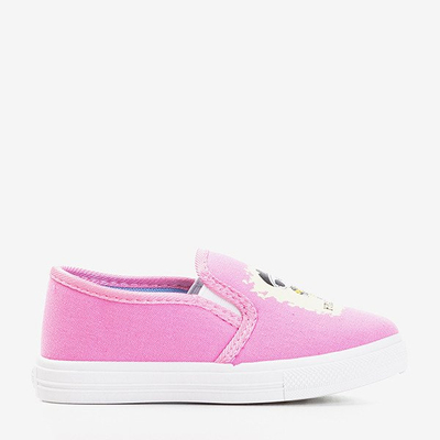 Baskets à enfiler roses pour enfants Blueberries - Chaussures