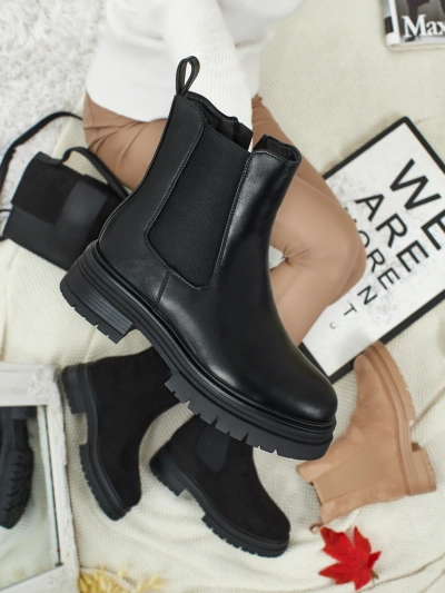 Bottines pour femmes en cuir écologique Solmira