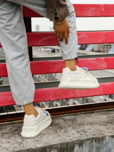 Royalfashion Sneakers à plateforme pour femmes Venusoe