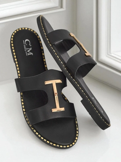 Royalfashion Sandales plates pour femmes Maya Louise