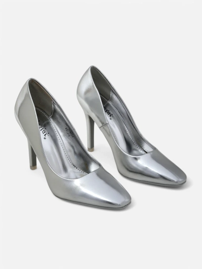 Escarpins Argentés Elegante