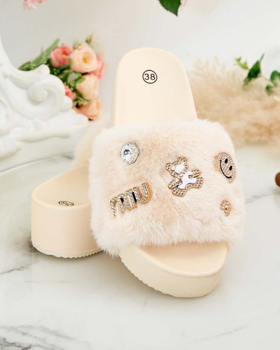 Royalfashion Tongs à plateforme Helimme pour femme