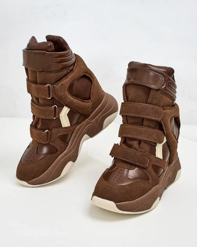 Royalfashion Bottes de sport à talons pour femmes Redittias