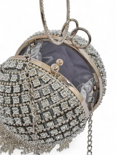 Royalfashion Sac à main boule pour femme avec strass Velora Bloom
