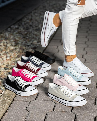 OUTLET Baskets bordeaux à lacets Noenoes - Footwear