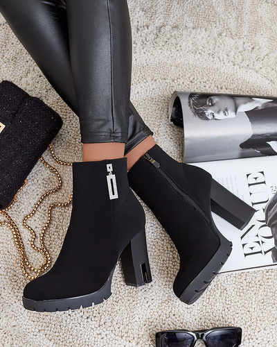 Royalfashion Bottes stiletto décorées Beroleda pour femme