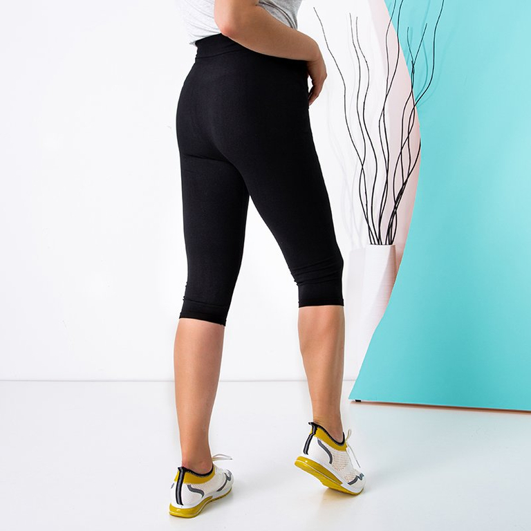 Legging cycliste noir pour femme - Vêtements