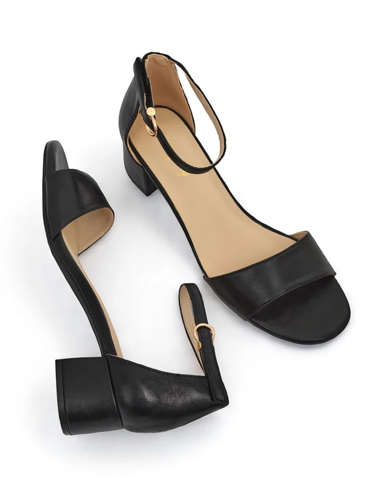 Royalfashion Sandales à talon bas SoftHeels pour femmes