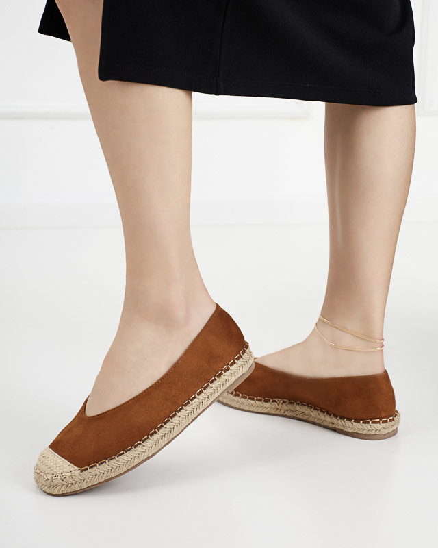 OUTLET Espadrilles femme marron Lalina - Chaussures