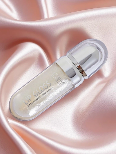 USHAS Gloss à lèvres pailleté, couleur Perle