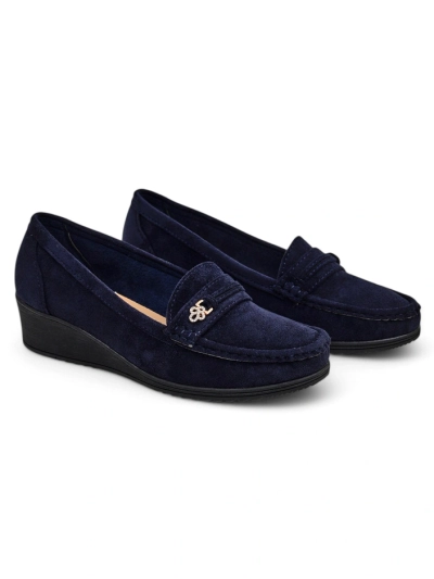 Mocassins Royalfashion pour femmes sur un petit talon Polefle