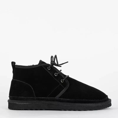 OUTLET Bottes de neige Gavin noires pour hommes - Chaussures