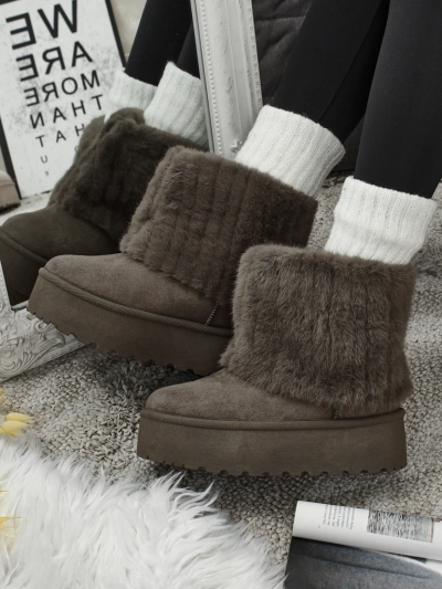 Bottes de neige pour femmes avec fourrure Irelle