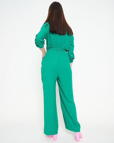 Combinaison longue verte pour femme - Vêtements