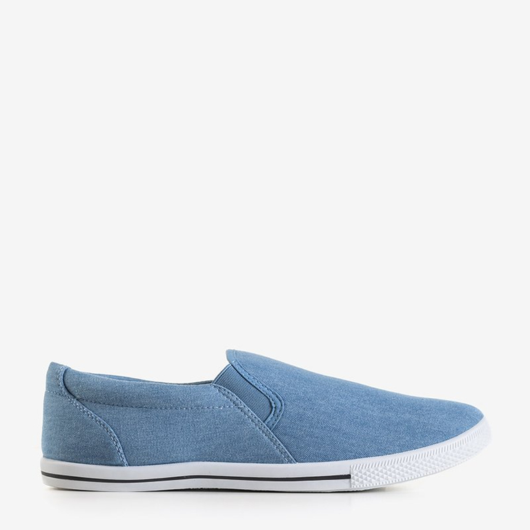 Baskets à enfiler bleues pour hommes Orian en denim - Footwear
