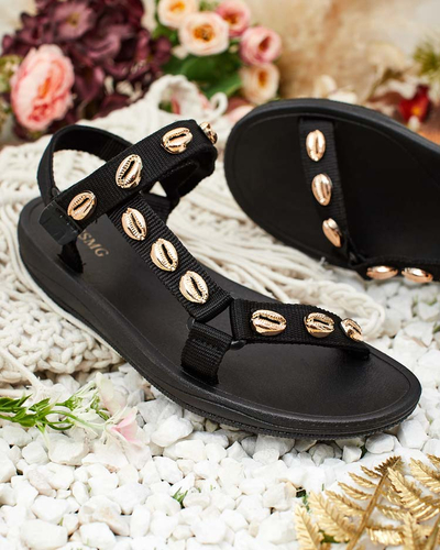 Royalfashion Sandales de sport pour femmes avec coquillages Ediss