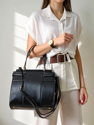 Royalfashion Grand sac à main élégant pour femmes