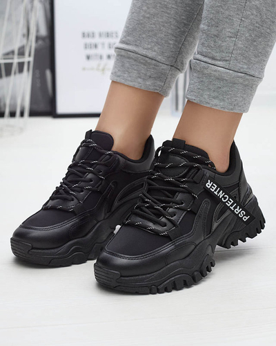 Chaussures de sport noires pour femmes Evilpo- Footwear