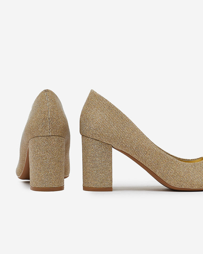 Royalfashion Femmes Eotira Glitter Stiletto Post Top pumps