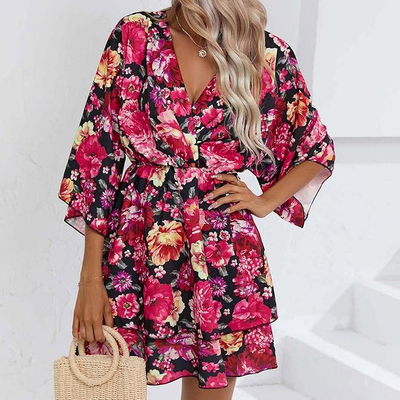 Royalfashion Mini-robe femme à motif original