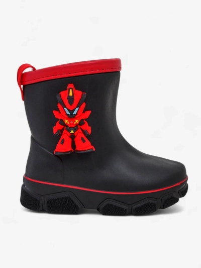 Royalfashion Bottes en caoutchouc pour enfants avec Power Robot