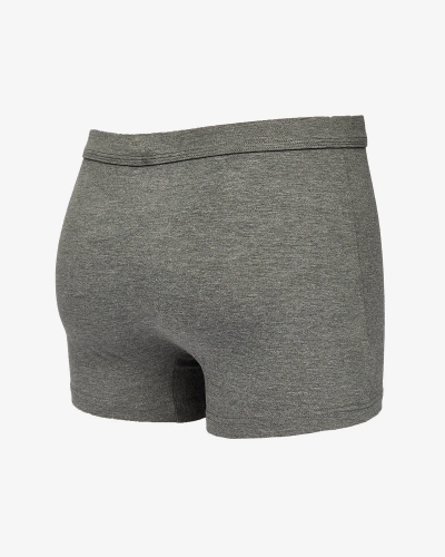 Royalfashion Boxer homme gris foncé avec patch
