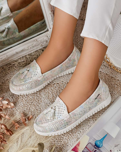 Royalfashion Mocassins ajourés pour femme Molaffa