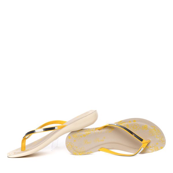 Tongs jaunes Mat- Footwear 1