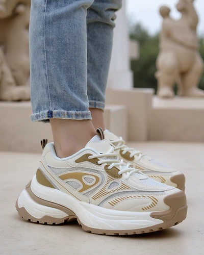 Royalfashion Baskets à plateforme pour femmes Bellin