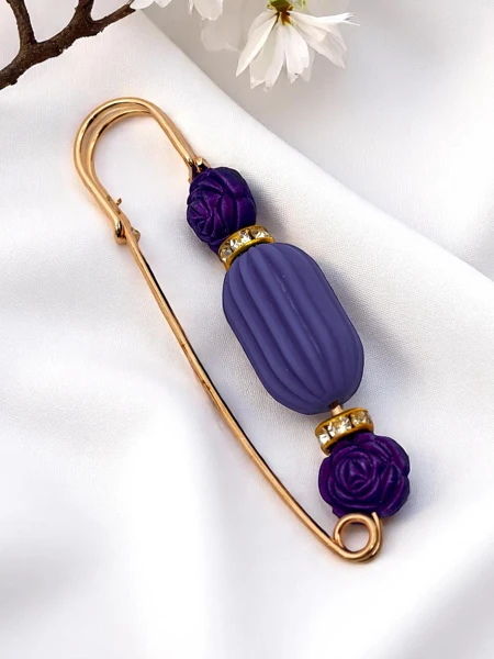 Broche décorative pour femme avec roses Rose Charm