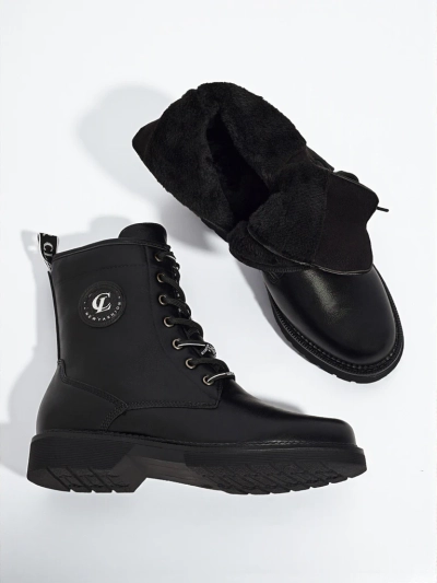 Bottines lacées pour femmes en cuir écologique Tavira